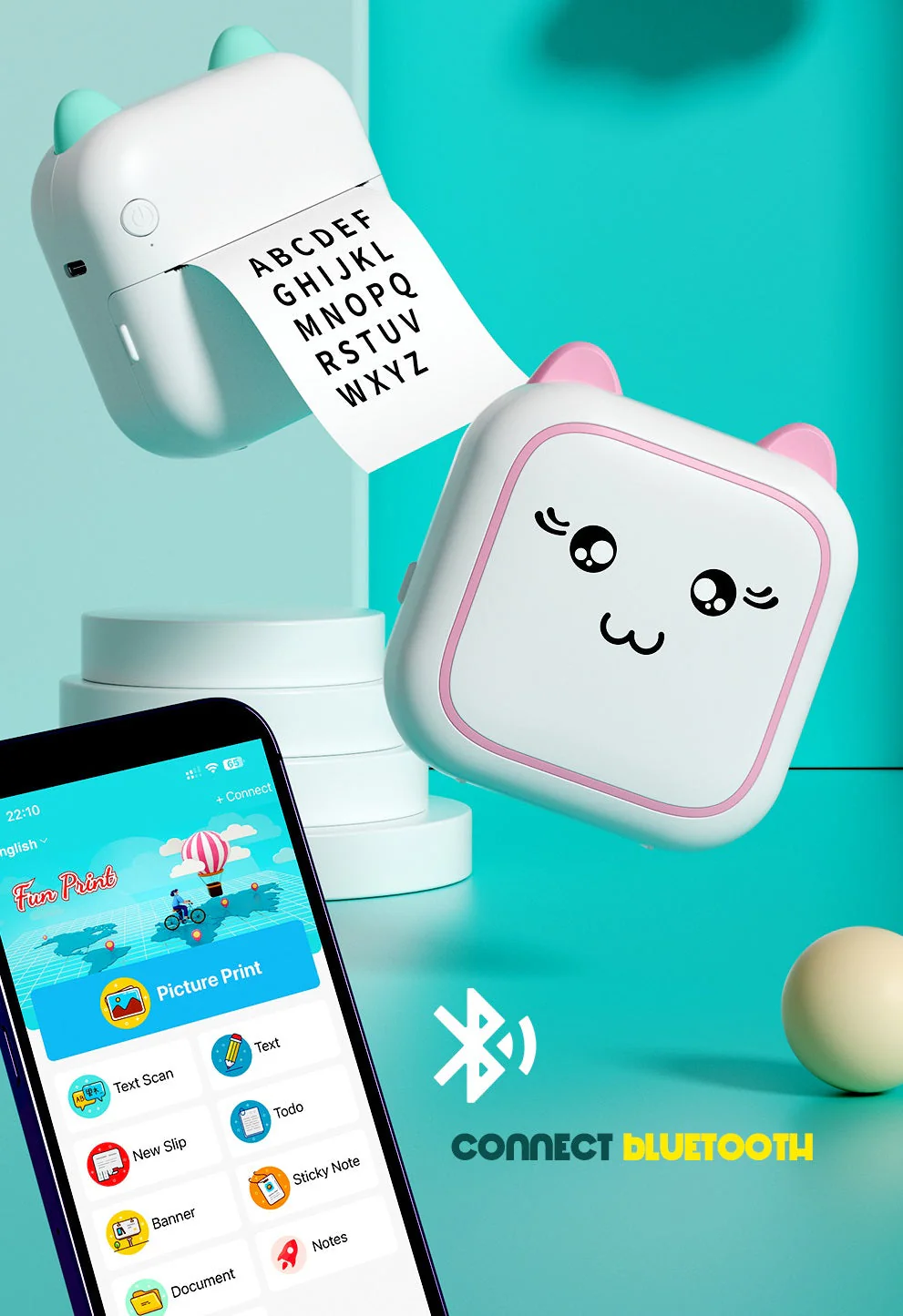 Portable Mini Pocket Printer BT Thermal Printer - Image 5